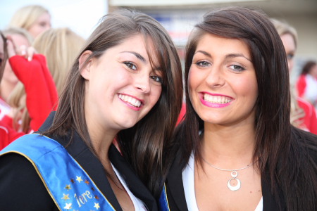 Miss EuroRegion Sasha Buckingham with Danielle Chatterton 
