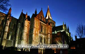 Rochester Cathedral by Night