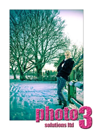 Penny, a Kent Fashion Lingerie Model 