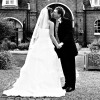 Chilston Park Wedding Photo of bride and groom